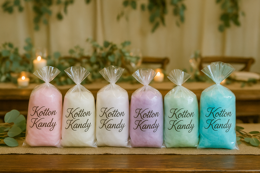 lose brown bags. diversify colors of cotton candy. Add Torquise. 